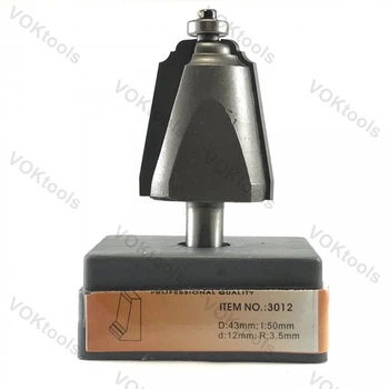 Фреза ГЛОБУС 3012 d12 D43 h50 R3.5
