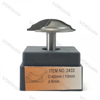 Фреза ГЛОБУС 2433 d8 D40 h10 фигирейная горизонтальна