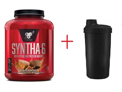 Комплект Протеїн В Ultra Premium Protein Syntha-6 Шоколад з арахісовим маслом 2.27 кг + Шейкер (90891)