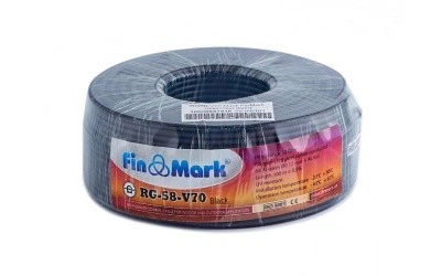 Кабель коаксиальный FinMark RG58-V70 (50 Ом бухта 100m)