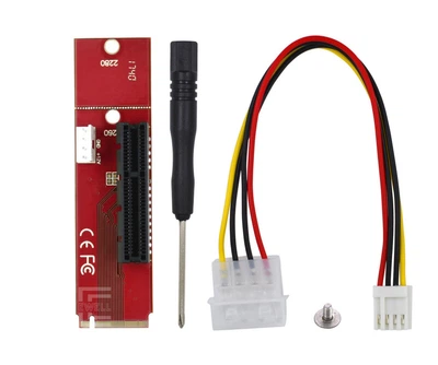 Райзер Ewell Riser NGFF, M Key to PCI-E 4x (EW360)