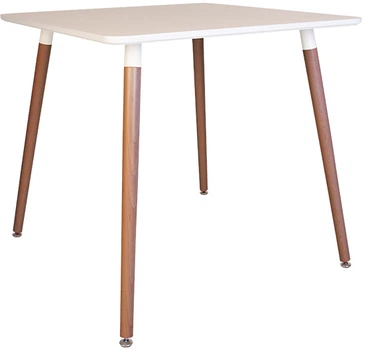 Обеденный стол Nowy Styl MODERN ordf WOOD BEIGE (19) 700х700 WHITE/БУК ЛАК 1.031