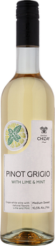 Вино Chateau Chizay Pinot Grigio c лаймом і м'ятою біле напівсолодке 0.75 л 10.5% (4820001633399)