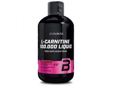 Жироспалювач BioTech USA L-Carnitine 100 000 Liquid 500 мл Смак Вишня