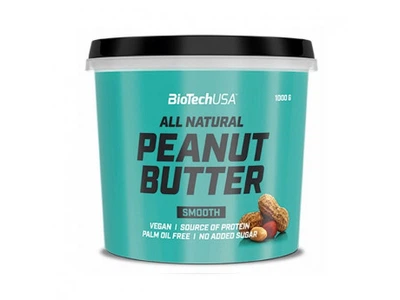 Арахисовое масло BiotechUSA Peanut Butter 1кг Вкус Кремовый