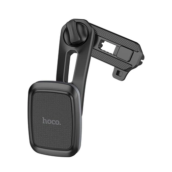 Магнітний тримач для телефону в дефлектор Hoco CA57 Black-Gray