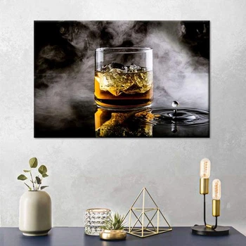Картина Виски со льдом 51x34 см (45)