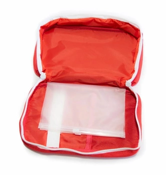 Аптечка органайзер для дому для зберігання ліків First Aid Pouch Large Червона (VS7002498)