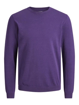 Джемпер Jack & Jones JJEBASIC KNIT CREW NECK NOOS L Фиолетовый 12137190-Acai