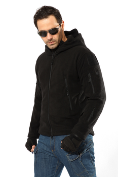 Тактична флісова куртка/кофта Pave Hawk black M Pave Hawk (new_69154)