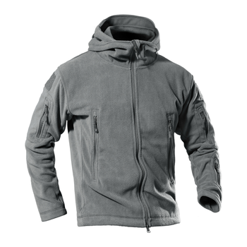 Тактична флісова куртка/кофта Pave Hawk grey XL Pave Hawk (new_69125)