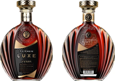 Бренді Потьомкін Luxe V.V.S.0.P. 0.5 л 40% в сувенірномв упаковці (4820014852367)