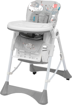 Стільчик для годування Baby Design Pepe New 07 Gray (292170) (5901750292170)