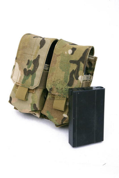 Підсумок Shark Gear Molle AR10/M14 Double Dual-Mag Pouch 80213, 900D (discontinued) Coyote Brown