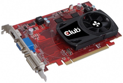 Видеокарта CLUB 3D PCI-Ex AMD RADEON HD 5570 1 GB GDDR3 ( 128 BIT ) ( VGA, DVI, HDMI ) Б/У