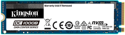 SSD диск Kingston DC1000B 480GB NVMe M.2 2280 PCIe 3.0 x4 3D NAND TLC (SEDC1000BM8/480G)