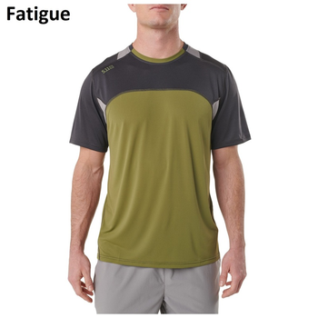 Футболка 5.11 Tactical MAX EFFORT SHORT SLEEVE TOP 82113 Large, Fatigue