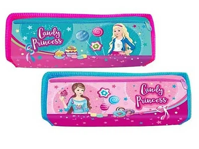 Пенал на 2 молнии (голубой и малиновый) CANDY PRINCESS KIDIS (13676(2641))
