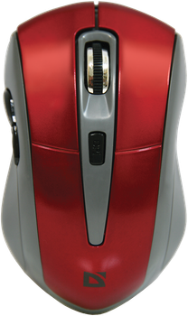 Мышь Defender Accura MM-965 Wireless Red-Grey (52966)