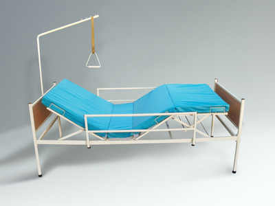 Кровать функциональная четырёхсекционная Profmetall с деревянной спинкой в полной комплектации (АК 020) ширина 900мм
