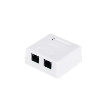 Розетка RJ45 Atcom внешняя UTP Cat6, 2×RJ45, неэкранированная(DL_F7BDBE9CD08A)