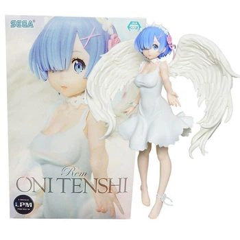 Фигурка Sega Rem Re Zero Рем ангельские крылья Жизнь в альтернативном мире 22.0 см anime 22.71
