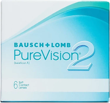Контактні лінзи PureVision2 BC=8.6 DIA=14.0 PWR=-4.50 6 лінз