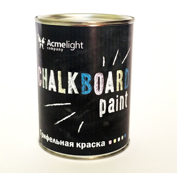 Грифельная краска Acmelight chalkboard, 1 кг, черная (RAL 9004)