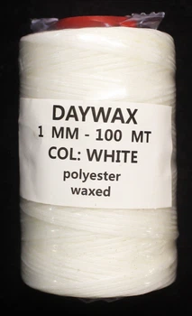 Нитка воскова Daywax 1мм 500м Білий