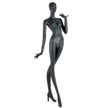 Манекен женский Mannequin матовый абстрактный черный (101-07-04)