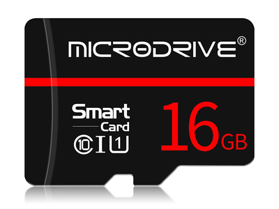 Карта памяти Microdrive С SD адаптером class 10 16Gb Черный (1006-321-01)