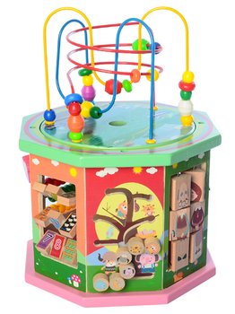 Детский развивающий куб Vi Vi Wood Toy MZY-862 10в1