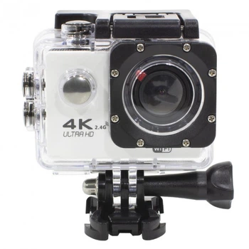 Экшн камера Action Camera Lesko F60R WiFi 4K пульт с набором креплений и аквабоксом