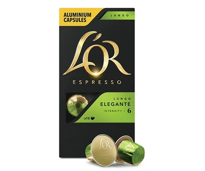 Кофе в капсулах L'OR Lungo Elegante Nespresso - 10 шт
