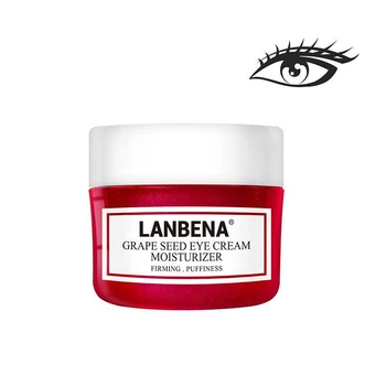 Крем для кожи вокруг глаз из виноградных косточек Lanbena снятие отеков глаз питательный увлажняющий укрепляющий анти-старения