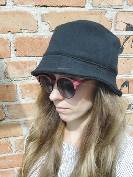 Панама-шляпа Lider кашемир универсальная Oxford осень, весна 56-60 см Черная