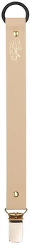 Держатель для пустышки Bjallra of Sweden Beige Faux Leather (BC1043)