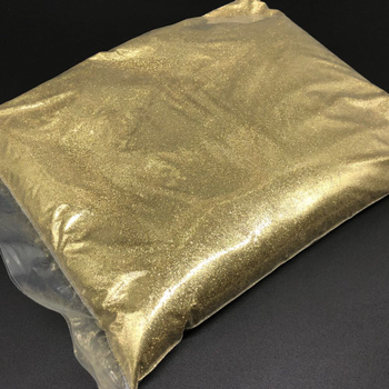 Блестки декоративные (глиттер) мелкие упаковка 1 кг Золотой (BL-003)
