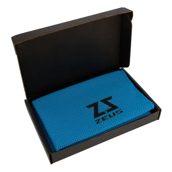 Охлаждающее полотенце для спорта ZEUS™ HydroActive Cooling Towel XL голубое