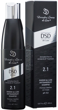 Шампунь от перхоти DSD de Luxe 2.1 Dixidox Antidandruff Shampoo отшелушивающий шампунь против перхоти 200 мл (8437011863034)
