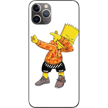 Силиконовый чехол SMTT для iPhone 11 Pro с картинкой Барт Симпсон