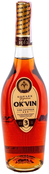 Бренди OK'VIN 3 звезды 0.5 л 40% (4820013374921)