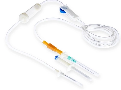 Одноразова система для вливання інфузійних розчинів MEDICARE Luer Slip (4820118173498)