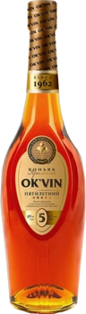 Бренди OK'VIN 5 звезд 0.5 л 40% (4820013374891)