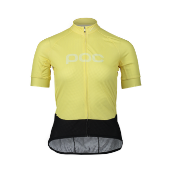 Велоджерси женское POC Essential Road Logo Jersey L Жовтий