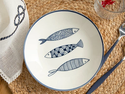 Глубокая тарелка 19 см English Home Big Fish 10030817001