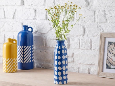 Ваза 7.3х7.3х23 см English Home Glam Dots 10031037001