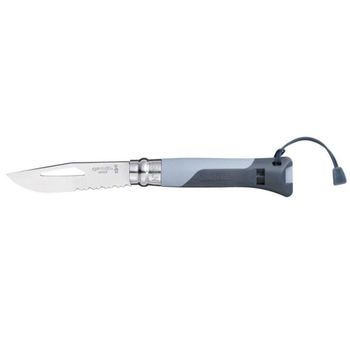 Нож Opinel №8 Inox Outdoor серый