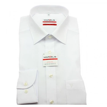 Сорочка чоловіча Marvelis Modern Fit 4700-64-00 біла, Розмір M