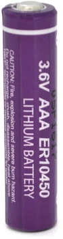 Батарейка литиевая PkCell ER10450, 3.6V 800 мАч 1 шт (ER10450)